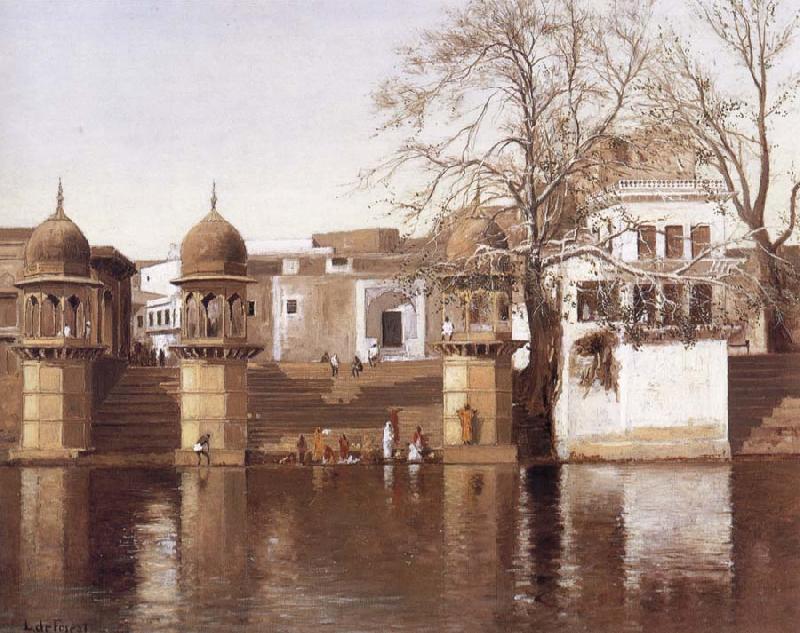 Lockwood de Forest One of the Twenty-four Ghats at Mathura France oil painting art